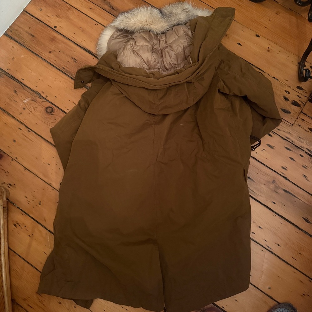 Peuterey Brown Fur-Trimmed Parka - Picture 5 of 8